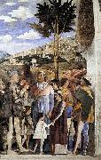 Andrea Mantegna The Meeting oil on canvas